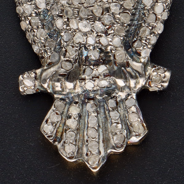 Vintage Diamond Owl Pendant