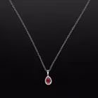 Ruby and Diamond Pendant