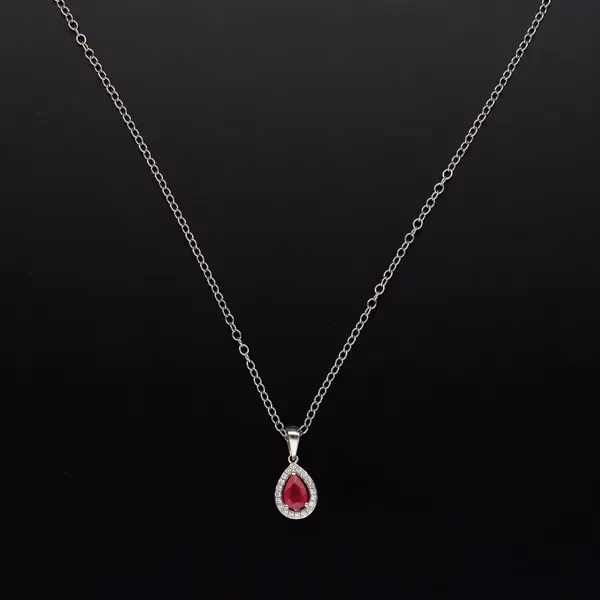 Ruby and Diamond Pendant