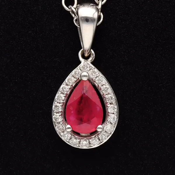 Ruby and Diamond Pendant