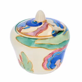 Clarice Cliff ‘Oasis’ Preserve Pot