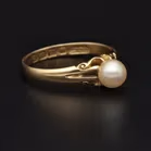 18ct Gold Antique Pearl Ring