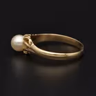 18ct Gold Antique Pearl Ring