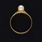 18ct Gold Antique Pearl Ring