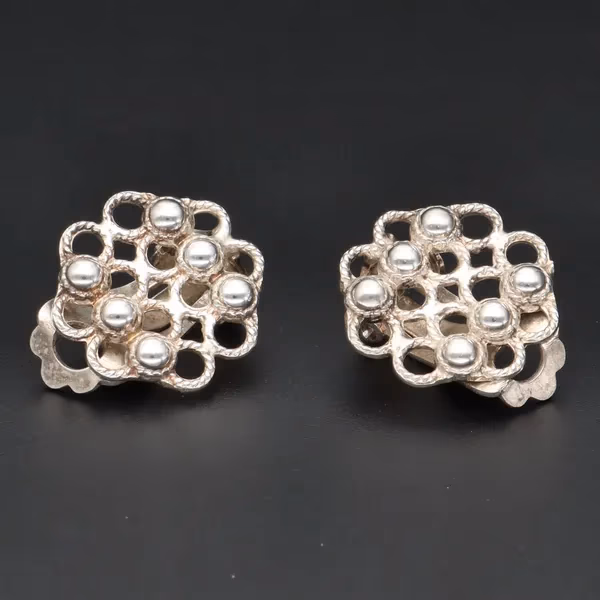 Arne Nordlie Silver Necklace and Earrings Set