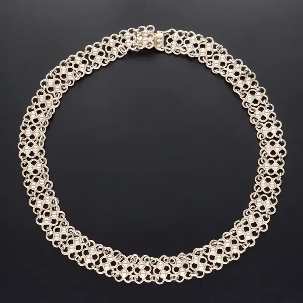 Arne Nordlie Silver Necklace and Earrings Set