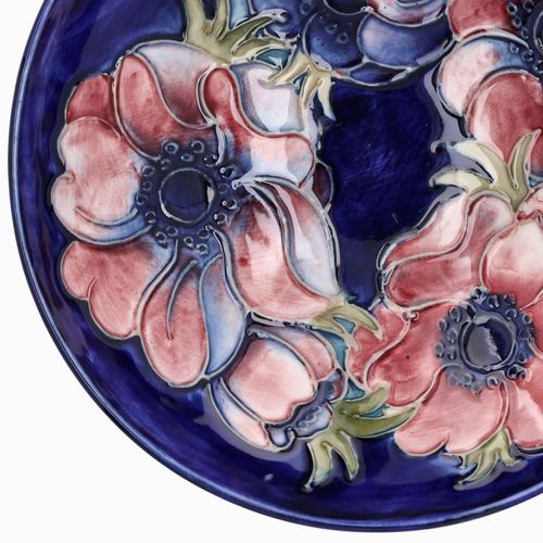 Moorcroft Shallow Anemone Pattern Bowl image-3