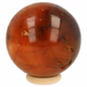 Carneool bol 61 mm - 360° presentation