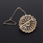Victorian 12ct Gold and Silver Pearl and Diamond Brooch