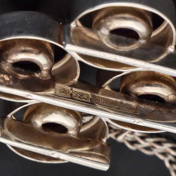 Kultaseppa Salovaara Amethyst & Silver Pendant