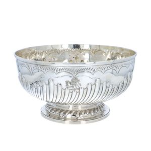 Edwardian Elkington Solid Silver Bowl