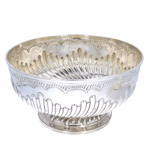 Edwardian Elkington Solid Silver Bowl