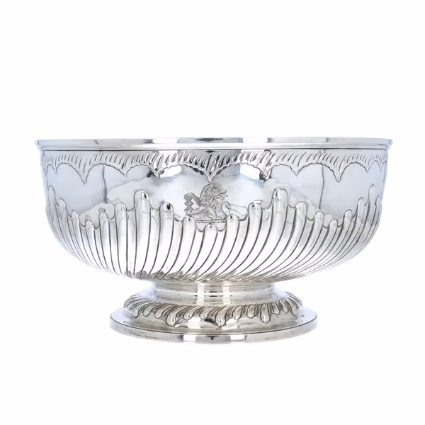 Edwardian Elkington Solid Silver Bowl