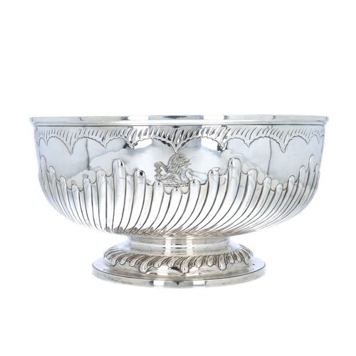 Edwardian Elkington Solid Silver Bowl image-2