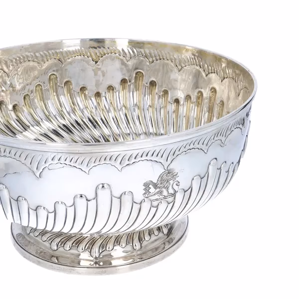 Edwardian Elkington Solid Silver Bowl