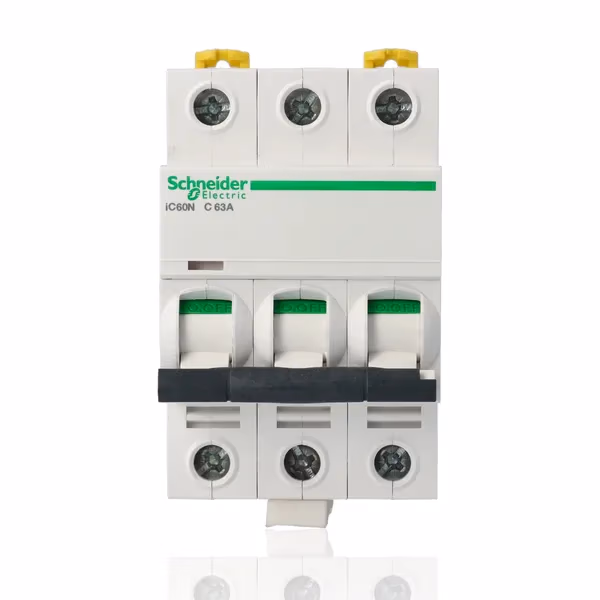 SCHNEIDER A9F79363 - Interruttore magnetotermico iC60N 3P C 63A 6000A