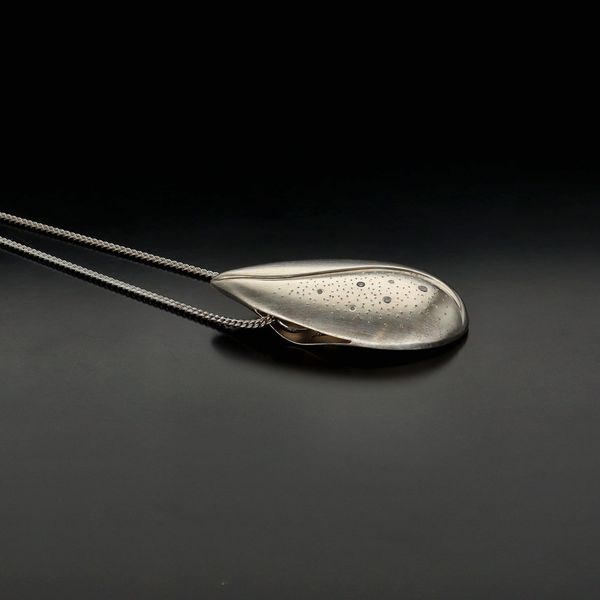 Silver and Diamond Pendant