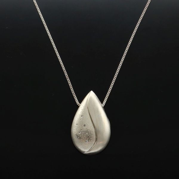 Silver and Diamond Pendant