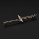 18ct Yellow Gold With Diamonds Brooch