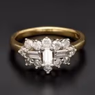 18ct Yellow Gold Diamond Ring