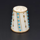 Late 19th Century Royal Worcester Porcelain Thimble