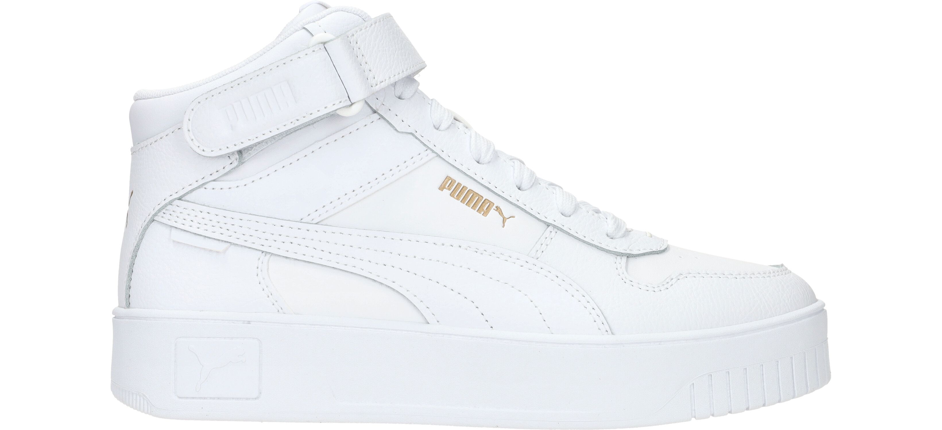 PUMA Carina Street Mid Dames Sneakers - Zwart - Maat 36