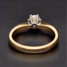 18ct Yellow Gold Diamond Solitaire Ring