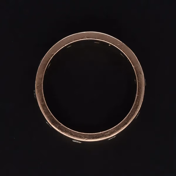 Rare 18ct Tricolour Gold Diamond Ring