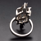 Platinum Diamond Statement Ring