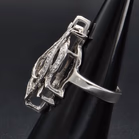 Platinum Diamond Statement Ring