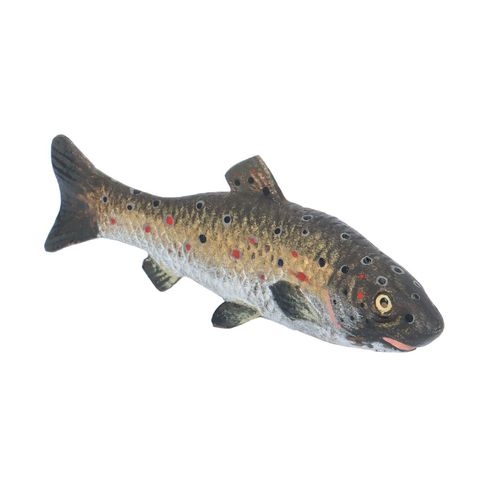 Cold Painted Bronze Fish image-1