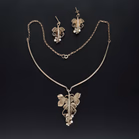 Vintage Scottish Silver Demi Parure