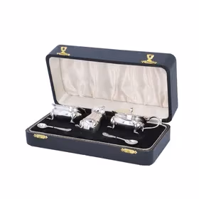 Mid 20th Century Sterling Silver Cruet Set