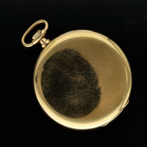 Circa 1920s 18ct Gold Movado Pocket Watch image-6
