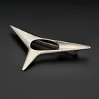Boxed Modernist Danish Sterling Silver Brooch by Henning Koppel for Georg Jensen