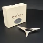 Boxed Modernist Danish Sterling Silver Brooch by Henning Koppel for Georg Jensen