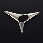 Boxed Modernist Danish Sterling Silver Brooch by Henning Koppel for Georg Jensen
