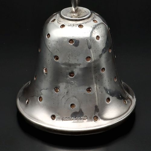 Edwardian Silver Pin Cushion in the form of a Bell image-3