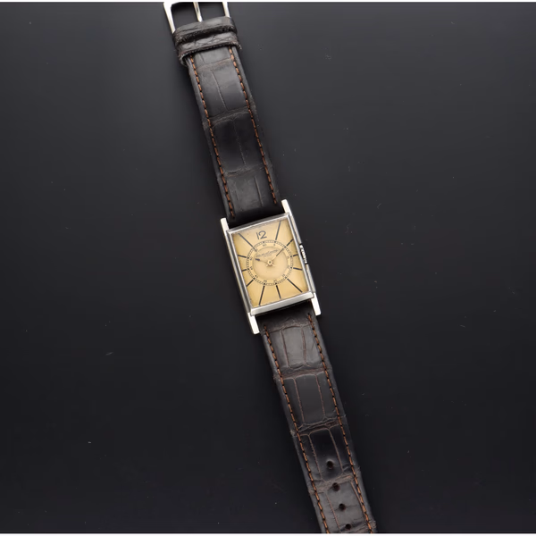 Vintage Jaeger Le Coultre Uni Plan Sector Dial Watch