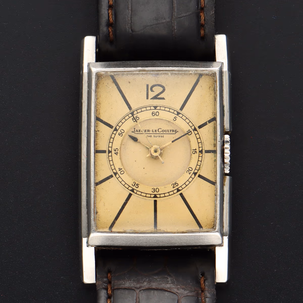 Vintage Jaeger Le Coultre Uni Plan Sector Dial Watch