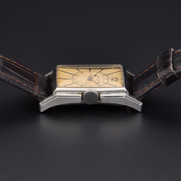 Vintage Jaeger Le Coultre Uni Plan Sector Dial Watch