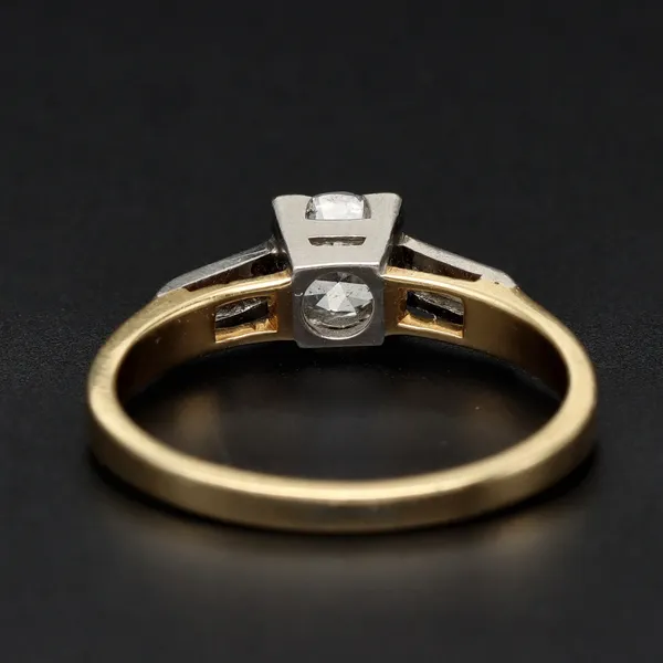 18ct Yellow Gold 0.50ct Natural Diamond Solitaire Ring