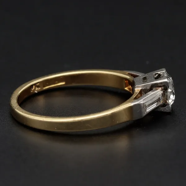 18ct Yellow Gold 0.50ct Natural Diamond Solitaire Ring