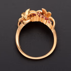 Bespoke 18ct Rose Gold Tourmaline Swirl Ring