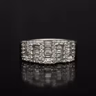 18ct Gold 1ct Vari Shape Diamond Ring