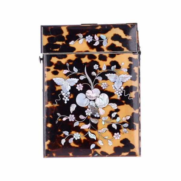 Early 20th Century Tortoiseshell Card Case