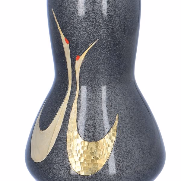 Japanese Enamelled Bronze Vase