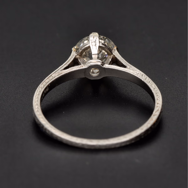Platinum Diamond Solitaire Ring