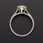 Platinum Diamond Solitaire Ring