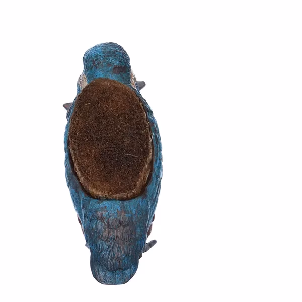 Antique Cold Painted Bronze Kingfisher Nibwipe